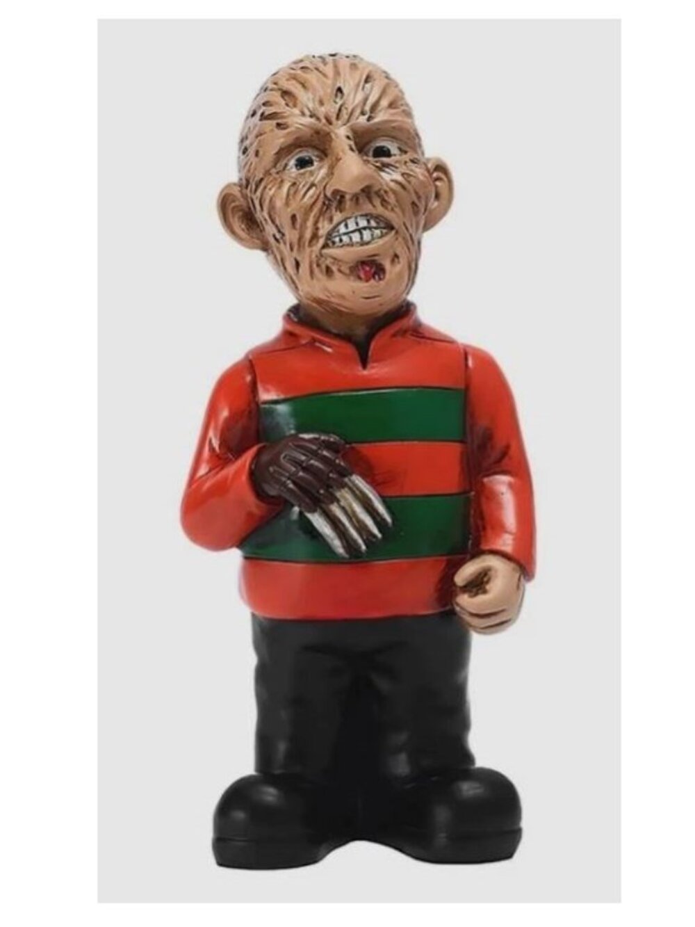 Freddy Krueger Horror Movie Garden Gnome Tiki Bar Figure Statue or Yard Lawn 7.5